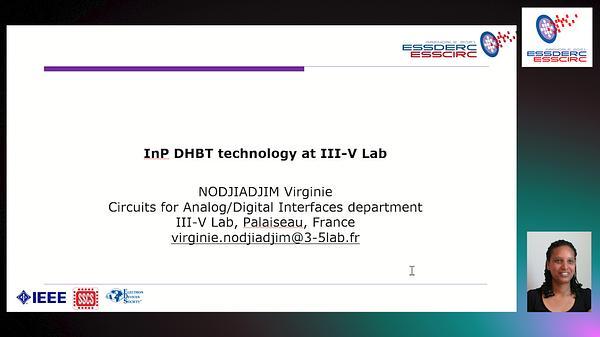 InP DHBT technology at III-V Lab