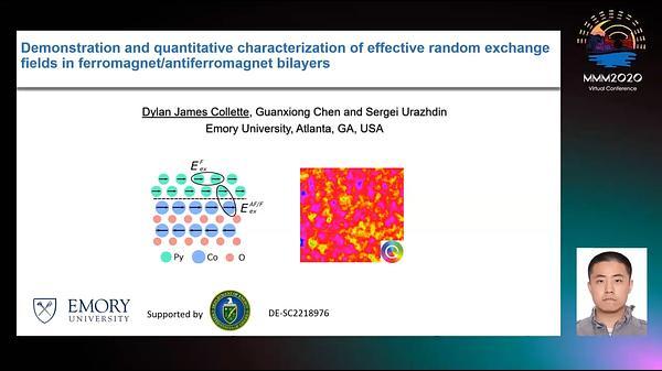 Demonstration and characterization of effective random exchange fields in ferromagnet/antiferromagnet bilayers