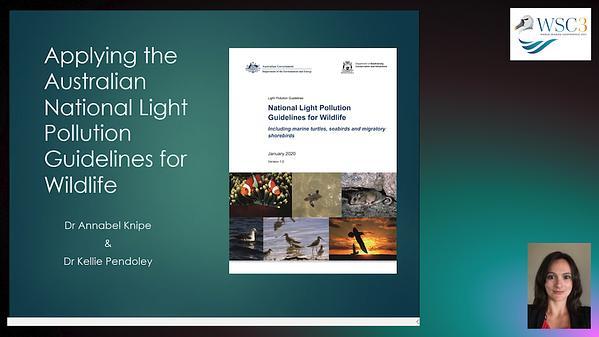 Applying the Australian National Light Pollution Guidelines for Wildlife to develop best practice lighting design guidance for a proposed offshore oil and gas facility