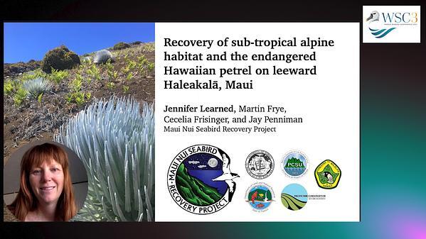 Recovery of sub-tropical alpine habitat and the endangered Hawaiian petrel on leeward Haleakalā, Maui