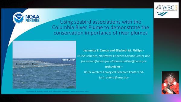 Using seabird associations with the Columbia River Plume to demonstrate the conservation importance of river plumes