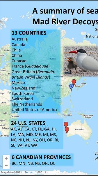 A summary of seabird social attraction projects utilizing Mad River Decoys and Murremaid Music Boxes