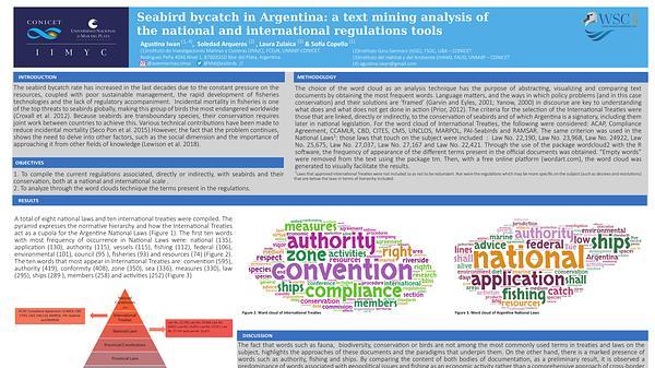Seabird bycatch in Argentina: a text mining analysis of the national and international regulations tools