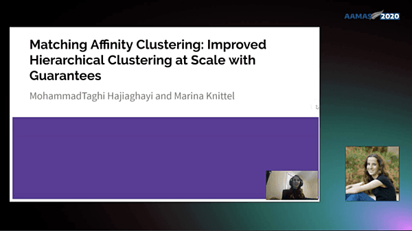 Matching Affinity Clustering: Improved Hierarchical Clustering at Scale with Guarantees
