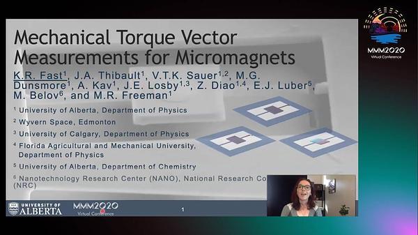 Mechanical Torque Vector Measurements for Micromagnets