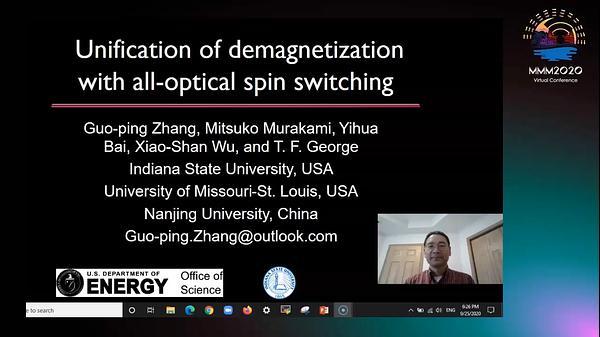 Unification of ultrafast demagnetization and switching