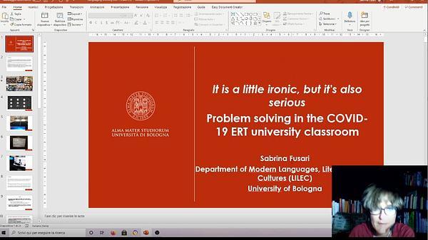 Problem solving in the COVID-19 ERT university classroom