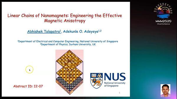 Linear Chains of Nanomagnets: Engineering the Effective Magnetic Anisotropy