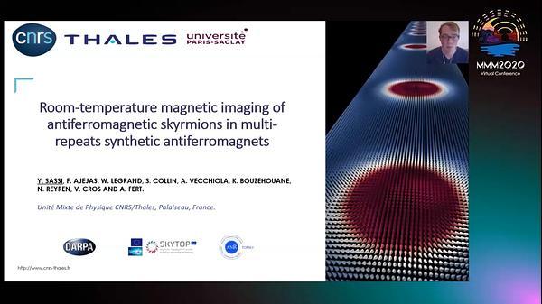 Room-temperature magnetic imaging of antiferromagnetic skyrmions in multi-repeats synthetic antiferromagnets