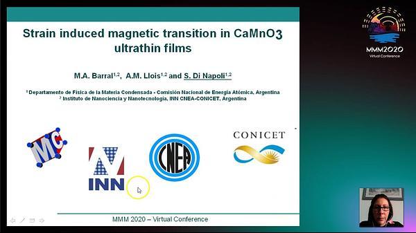 Strain induced magnetic transition in CaMnO3 ultrathin films