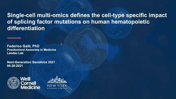 Single-cell multi-omics defines the cell-type specific impact of splicing factor mutations on human hematopoietic differentiation