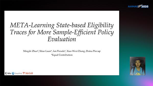 META-Learning State-based Eligibility Traces for More Sample-Efficient Policy Evaluation