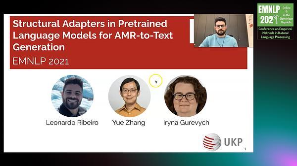 Structural Adapters in Pretrained Language Models for AMR-to-Text Generation
