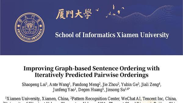 Improving Graph-based Sentence Ordering with Iteratively Predicted Pairwise Orderings