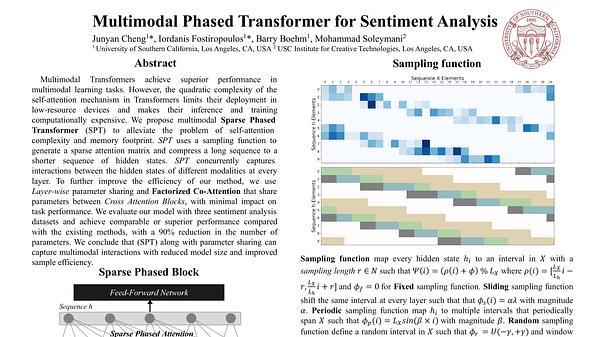 Multimodal Phased Transformer for Sentiment Analysis