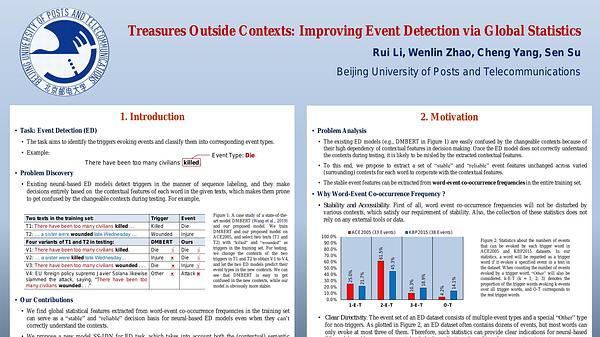 Treasures Outside Contexts: Improving Event Detection via Global Statistics