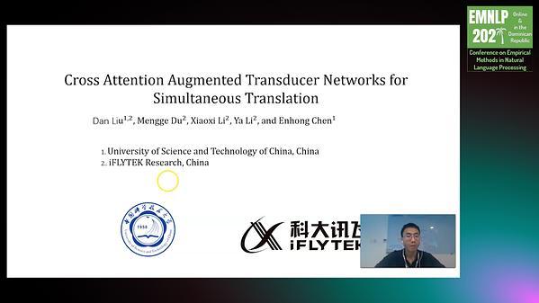 Cross Attention Augmented Transducer Networks for Simultaneous Translation