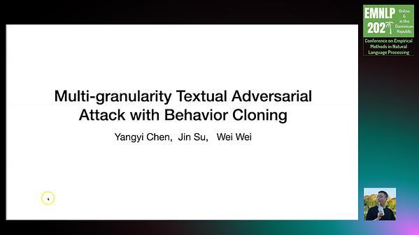 Multi-granularity Textual Adversarial Attack with Behavior Cloning