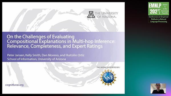 On the Challenges of Evaluating Compositional Explanations in Multi-Hop Inference: Relevance, Completeness, and Expert Ratings