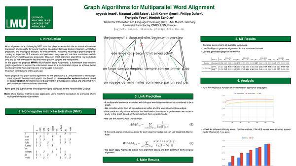 Graph Algorithms for Multiparallel Word Alignment