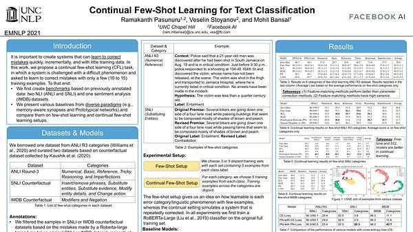 Continual Few-Shot Learning for Text Classification