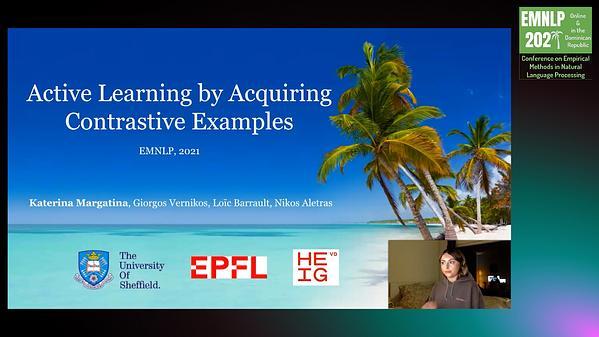 Active Learning by Acquiring Contrastive Examples
