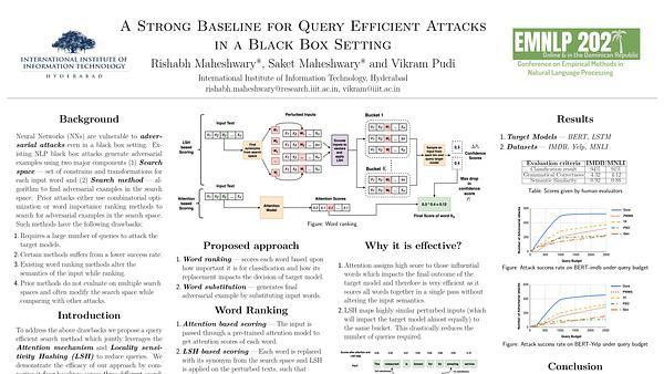 A Strong Baseline for Query Efficient Attacks in a Black Box Setting