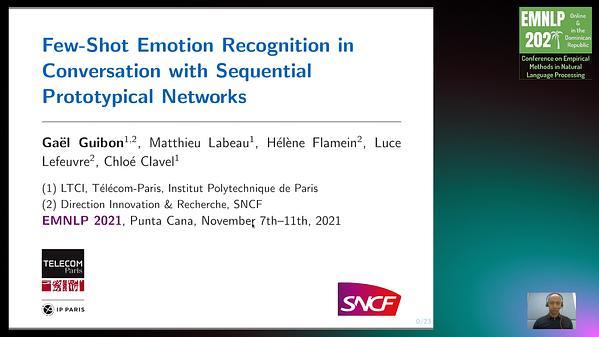 Few-Shot Emotion Recognition in Conversation with Sequential Prototypical Networks