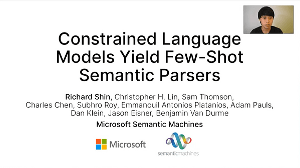 Constrained Language Models Yield Few-Shot Semantic Parsers