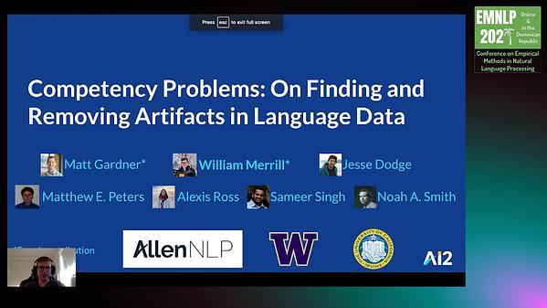 Competency Problems: On Finding and Removing Artifacts in Language Data