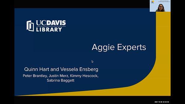 Aggie Experts - UC Davis researcher profiles;