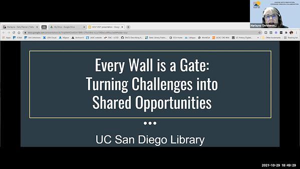 Every Wall Is A Door: Turning Challenges Into Shared Opportunities;