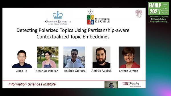 Detecting Polarized Topics Using Partisanship-aware Contextualized Topic Embeddings
