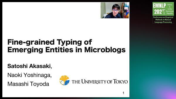 Fine-grained Typing of Emerging Entities in Microblogs
