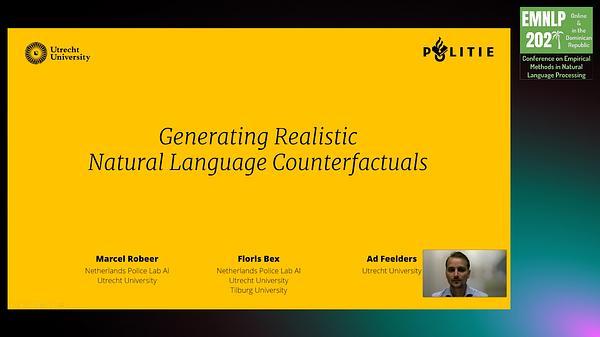 Generating Realistic Natural Language Counterfactuals