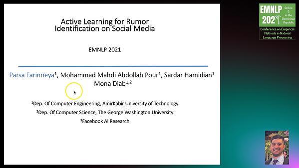 Active Learning for Rumor Identification on Social Media