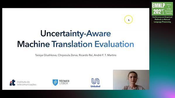 Uncertainty-Aware Machine Translation Evaluation