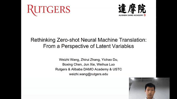 Rethinking Zero-shot Neural Machine Translation: From a Perspective of Latent Variables
