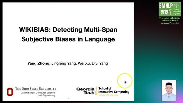 WIKIBIAS: Detecting Multi-Span Subjective Biases in Language