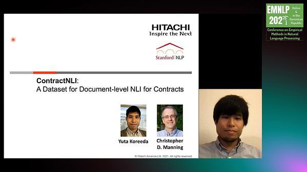 ContractNLI: A Dataset for Document-level Natural Language Inference for Contracts