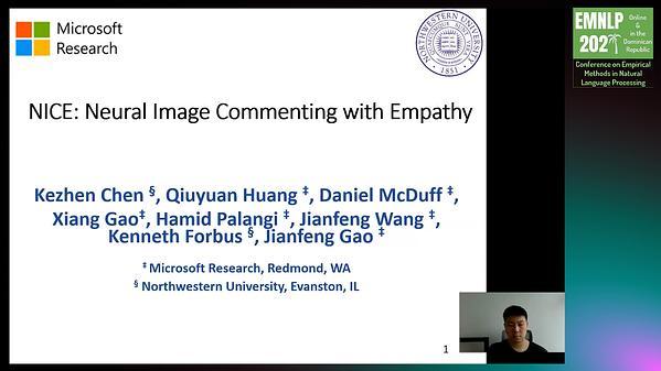 NICE: Neural Image Commenting with Empathy