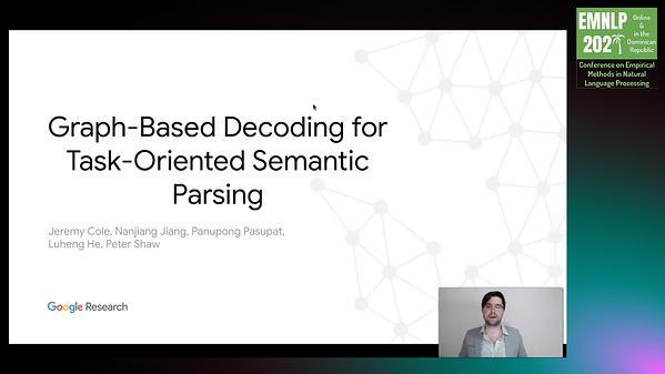 Graph-Based Decoding for Task Oriented Semantic Parsing