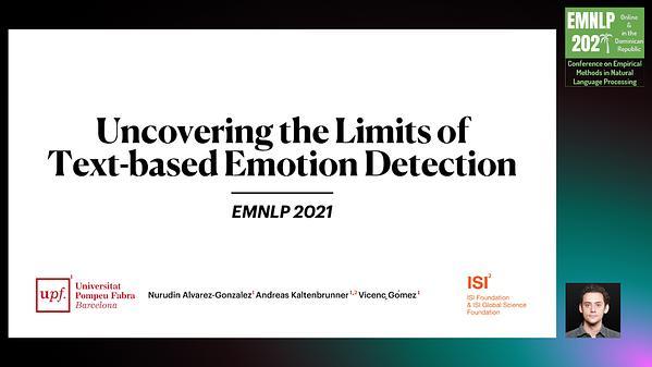 Uncovering the Limits of Text-based Emotion Detection