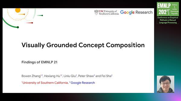 Visually Grounded Concept Composition