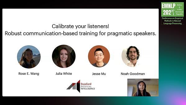 Calibrate your listeners! Robust communication-based training for pragmatic speakers