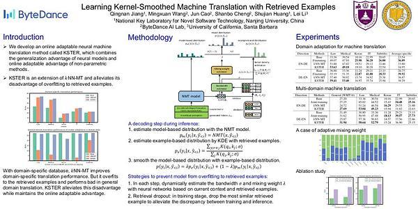 Learning Kernel-Smoothed Machine Translation with Retrieved Examples