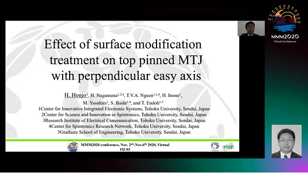 Effect of surface modification treatment on top pinned MTJ with perpendicular easy axis