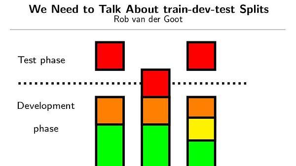 We Need to Talk About train-dev-test Splits