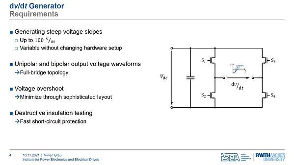 SiC-Based dv/dt Generator for Insulation Testing with Fast and Adjustable Switching Transients