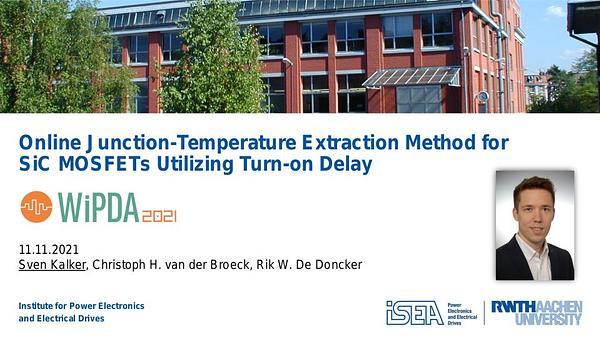 Online Junction-Temperature Extraction Method for SiC MOSFETs Utilizing Turn-on Delay
